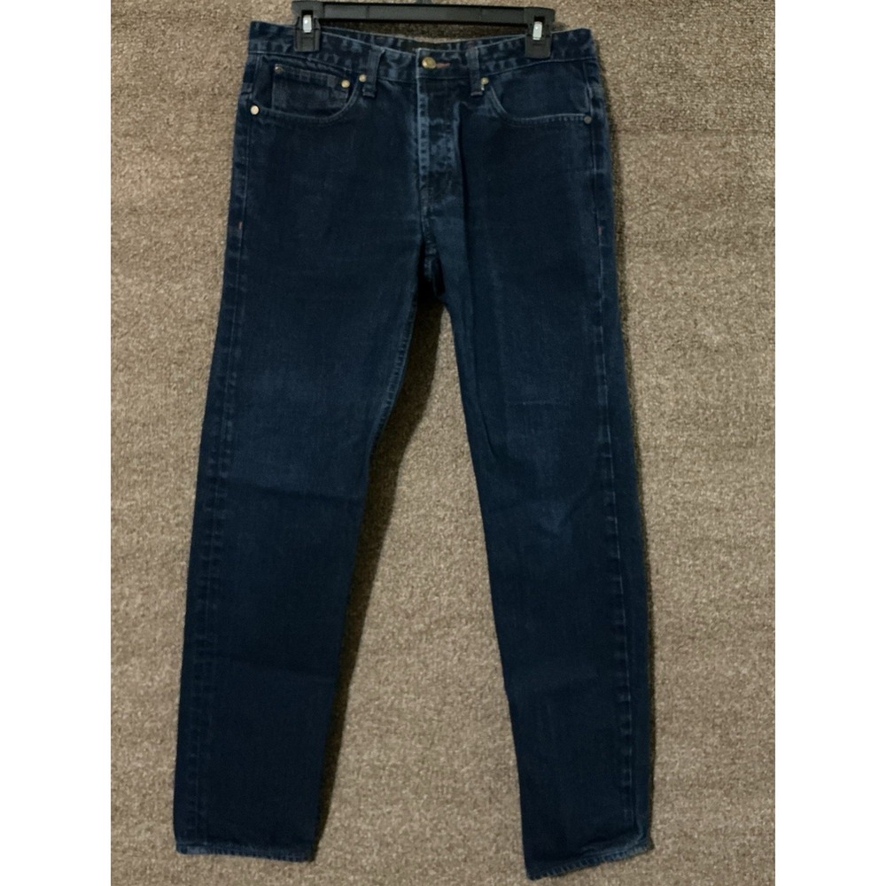 Ted Baker London Jeans 30x30 Button Fly Dark Wash Straight Leg Unisex